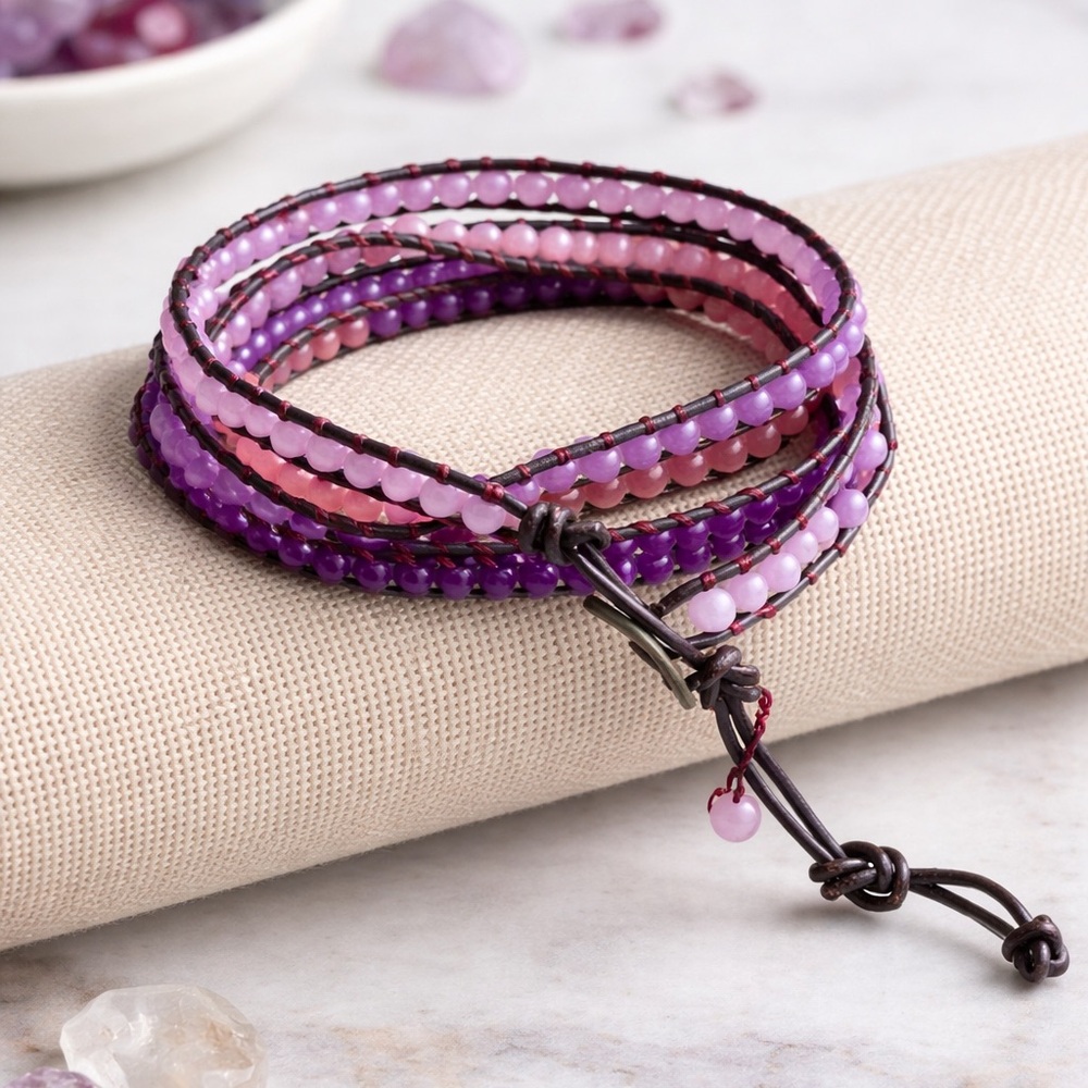 Beaded wrap bracelet NIB
